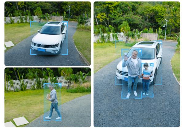 Inteligentne wykrywanie osób, pojazdów i zwierząt domowych