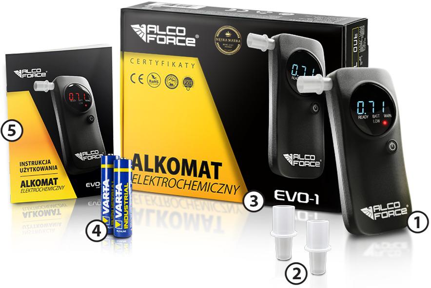 Bohatá výbava – dychový analyzátor je pripravený na prácu od prvého okamihu