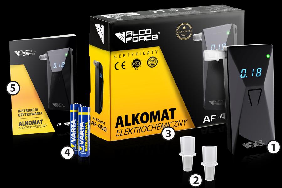 Bohatá výbava – dychový analyzátor je pripravený na prácu od prvého okamihu