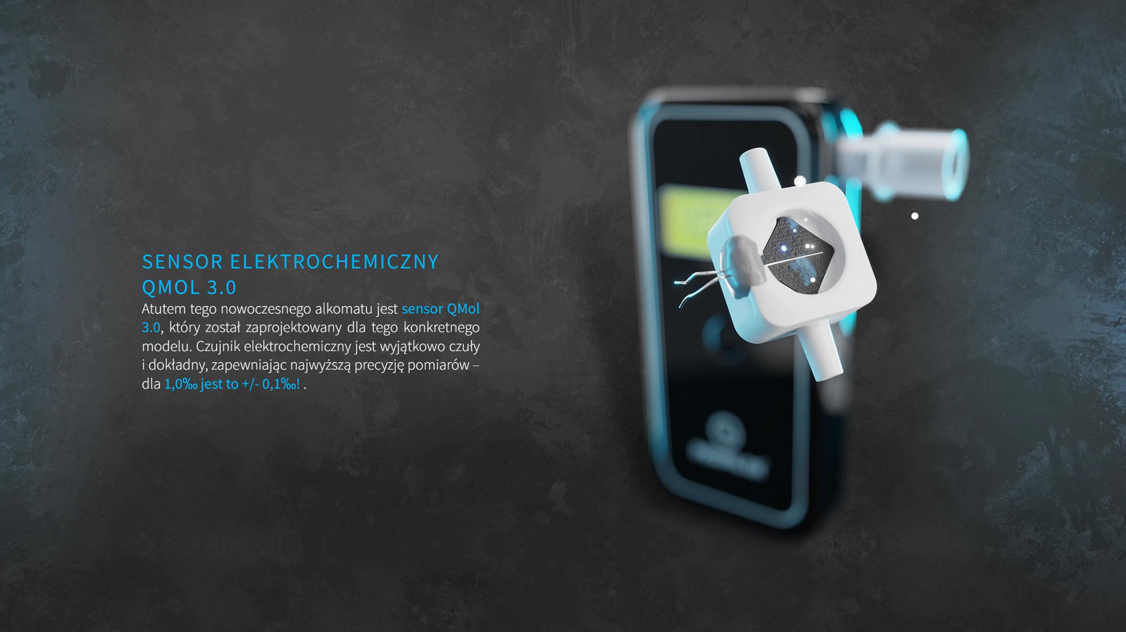 Elektrochemický senzor QMoL 3.0 Platinum – technológia policajných dychových analyzátorov