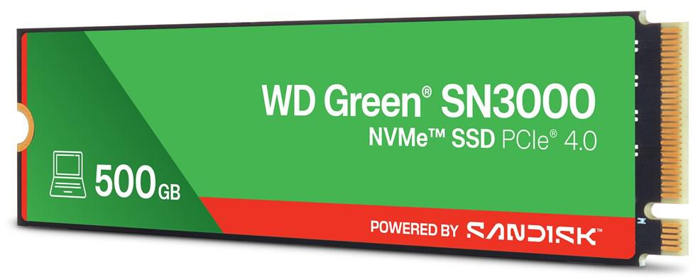 Najważniejsze cechy – WD GREEN SN3000 500GB
