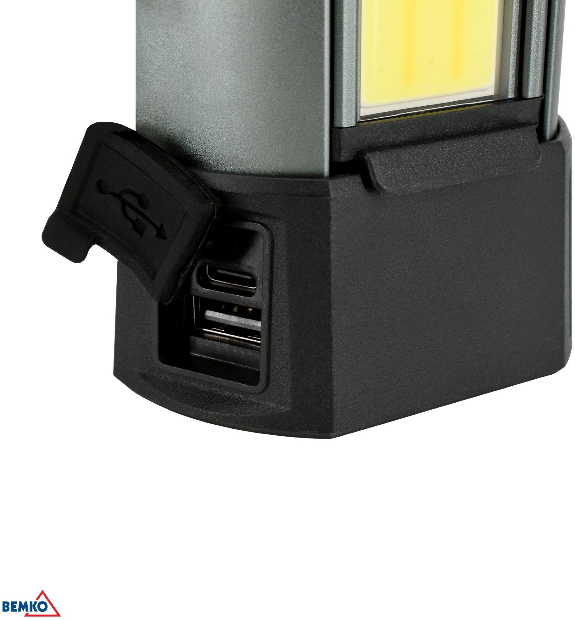Latarka Wielofunkcyjna LED BEMKO 6000mAh IP42