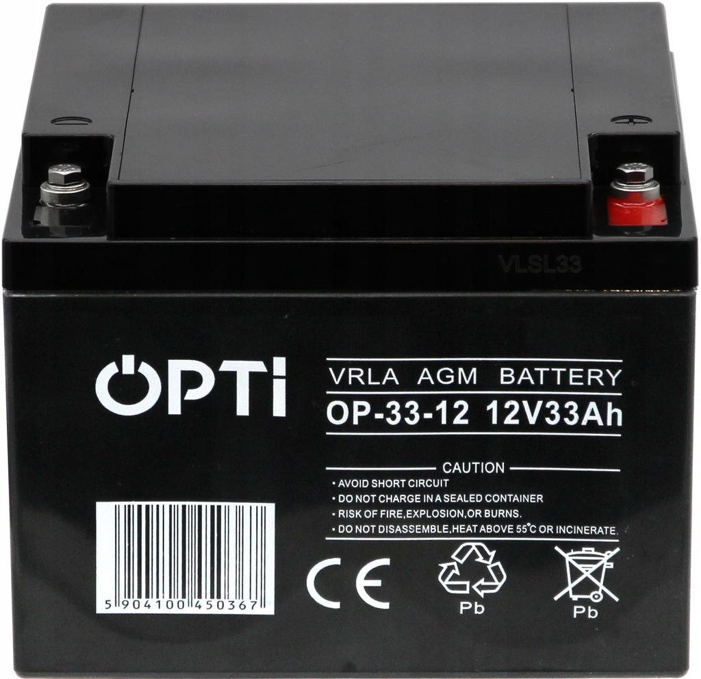 Magazynuj i dostarczaj energię do swoich urządzeń dzięki możliwościom akumulatora OPTI 12V 33Ah!