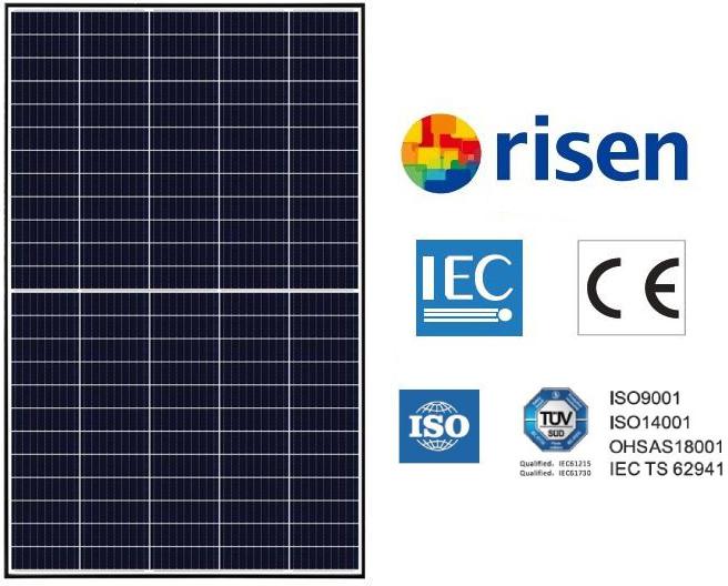 Moduł panel PV czarna rama 410W RISEN RSM40-8-410M 1754x1096x30mm