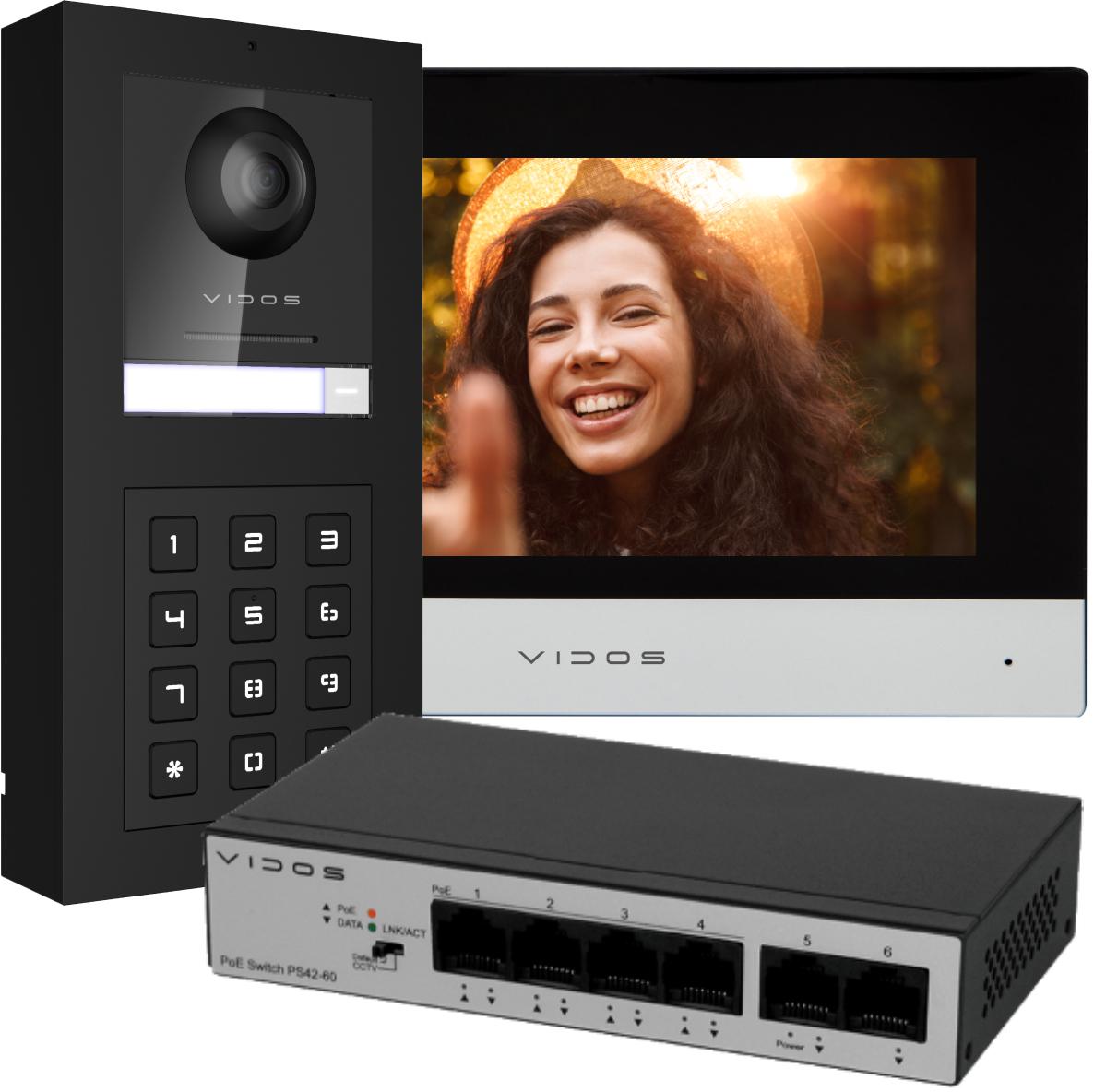 Poznaj główne zalety i przeznaczenie wideodomofonów VIDOS z serii VIDOS ONE i wybierz najnowsze dostępne technologie!