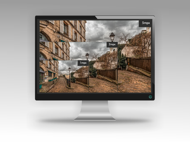 Porównanie rozdzielczości