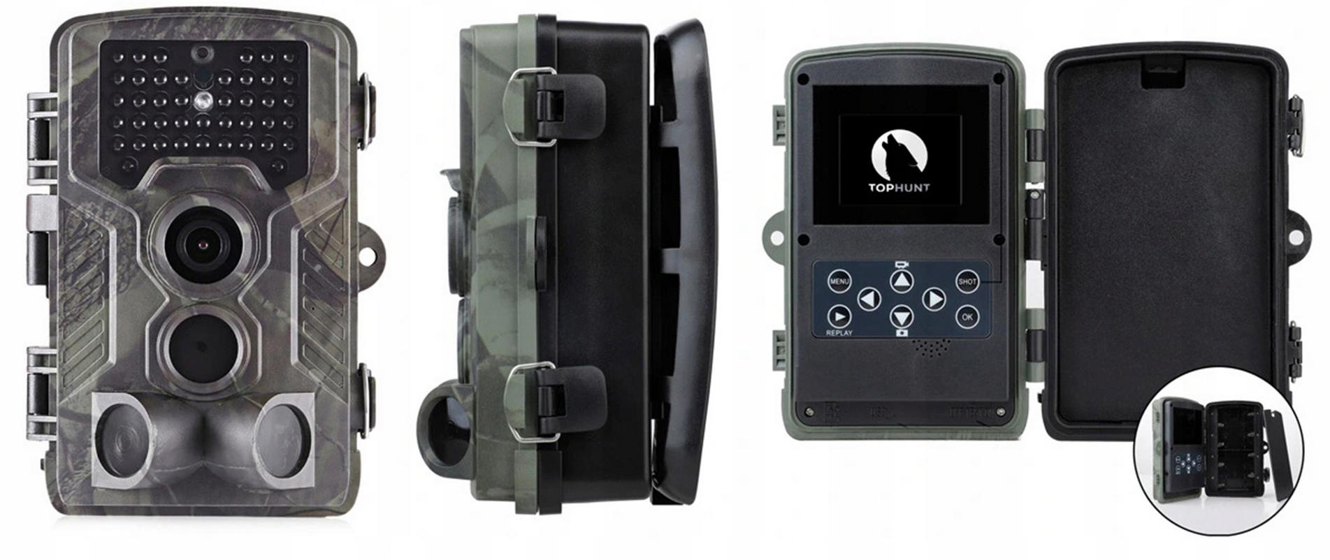 Kamera leśna Top-Hunt HC-800A 1080p 42IR 16MPx - doskonałe narzędzie do patrolowania leśnych ostępów