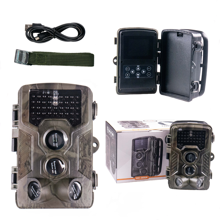Kamera leśna Top-Hunt HC-800A 1080p 42IR 16MPx - specyfikacja i dane techniczne fotopułapki: