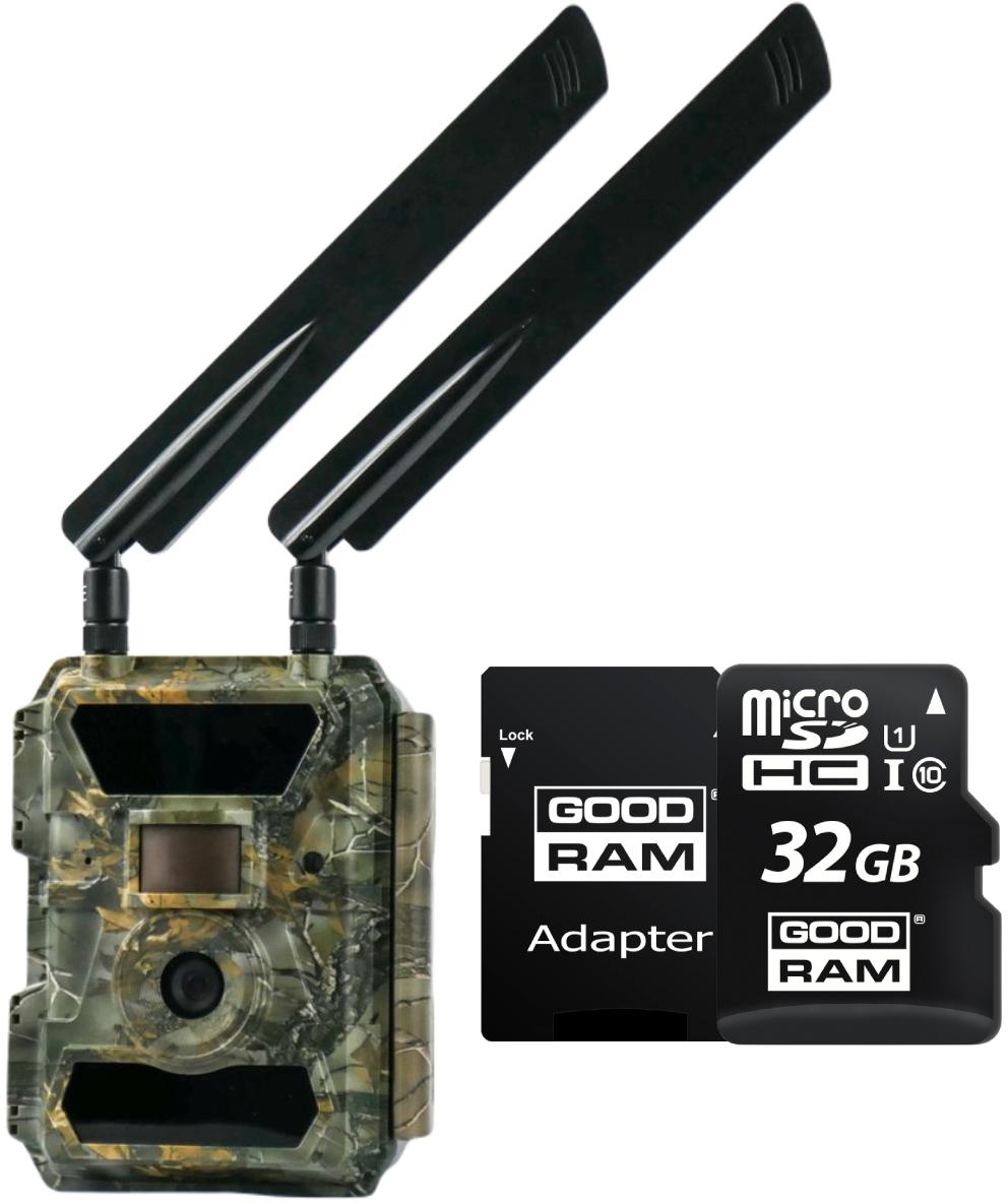 Poznaj wszystkie funkcje zestawu kamera leśna / fotopułapka GPS 4.0CG + karta pamięci microSD GOODRAM: