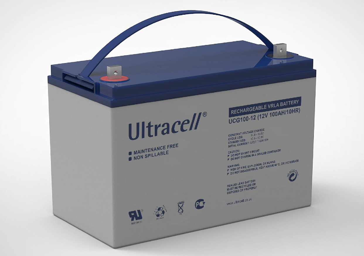 ZESTAW AWARYJNEGO ZASILANIA PRZETWORNICA Green Cell 12V->230V 300W/600W CZYSTY SINUS + AKUMULATOR AGM ULTRACELL 12V 100Ah - NAJWAŻNIEJSZE CECHY AKUMULATORA:
