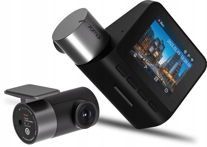 Wideorejestrator 70mai Smart Dash cam Pro Plus + backup camera RC06 - kamera samochodowa kompatybilna z aplikacją mobilną dostępną na urządzenia z systemami Android oraz iOS