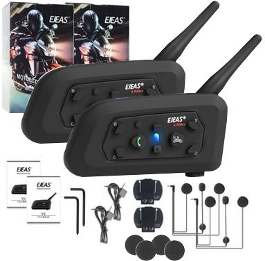 INTERKOM MOTOCYKLOWY EJEAS V6 PRO - wybierz najlepiej, jak się da: