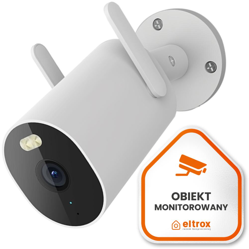 Kamera zewnętrzna IP Xiaomi Mi Outdoor Camera AW300 zestaw z naklejką OBIEKT MONITOROWANY - najważniejsze cechy: