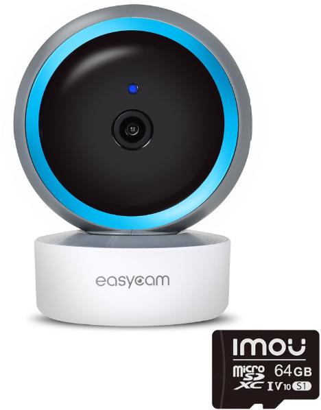 Zestaw do monitoringu domowego – Kamera IP EasyCam EC-4GD6IR-C + karta pamięci 64GB