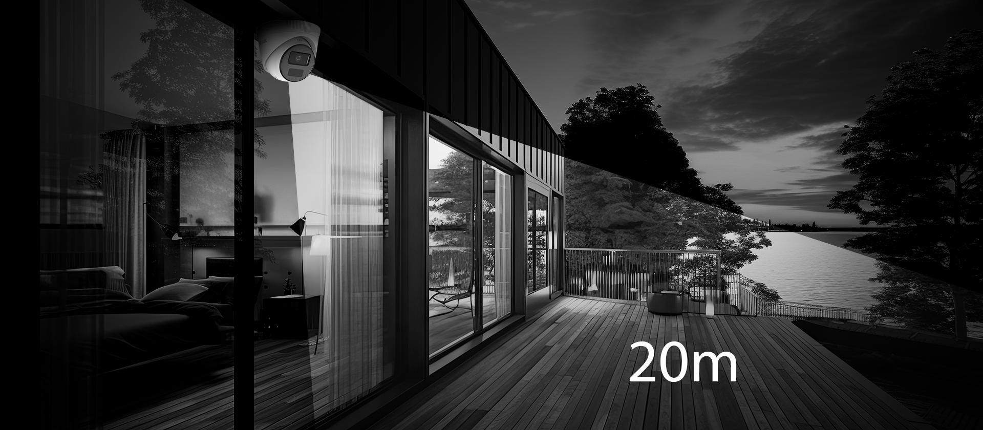 Nocne widzenie IR do 20 m