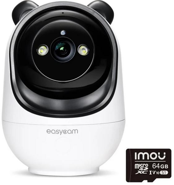 Zestaw: Kamera IP EasyCam EC-3PT2DL-U 3MP WiFi + Karta pamięci Imou microSD 64GB