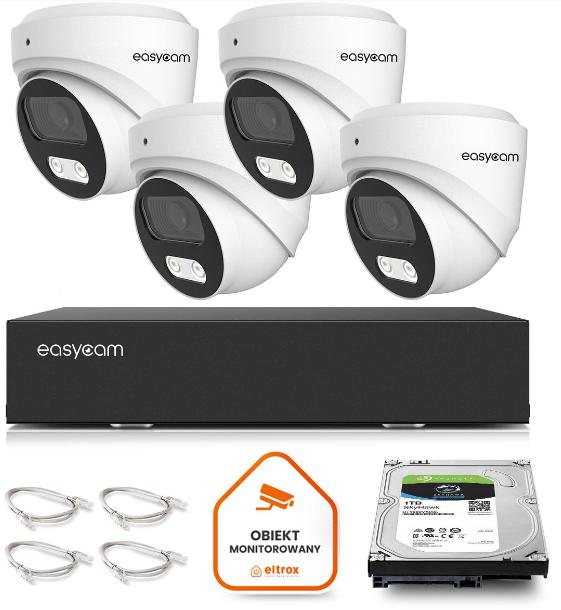 Kompleksowa ochrona Twojego otoczenia z zestawem do monitoringu Easycam