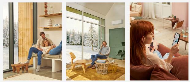 Klimatyzator Split, Pompa ciepła powietrze - powietrze DAIKIN Comfora 5kw