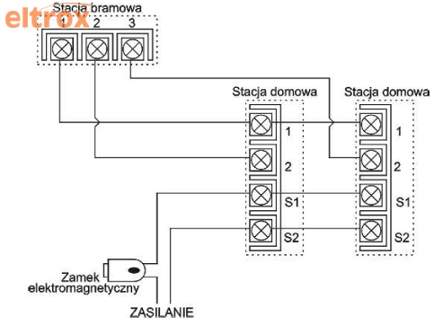 Commax dp 201r схема