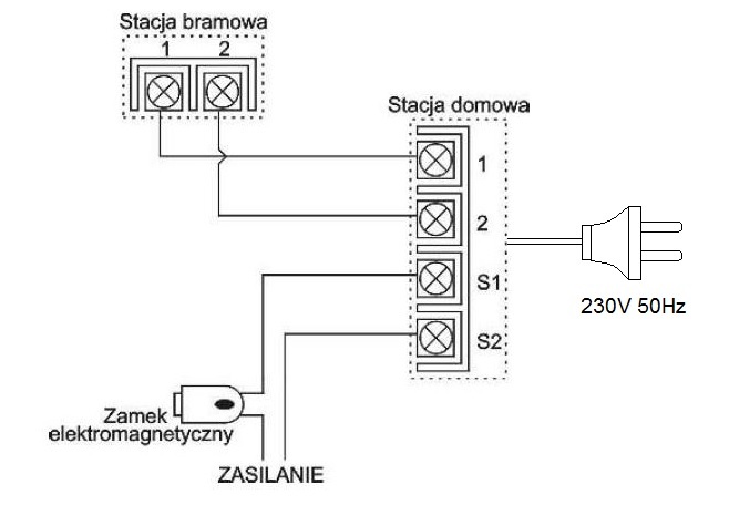 Commax dp 201r схема подключения