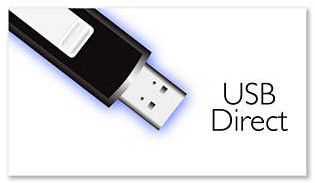 Bezpośrednie odtwarzanie plików MP3 przez połączenie USB
