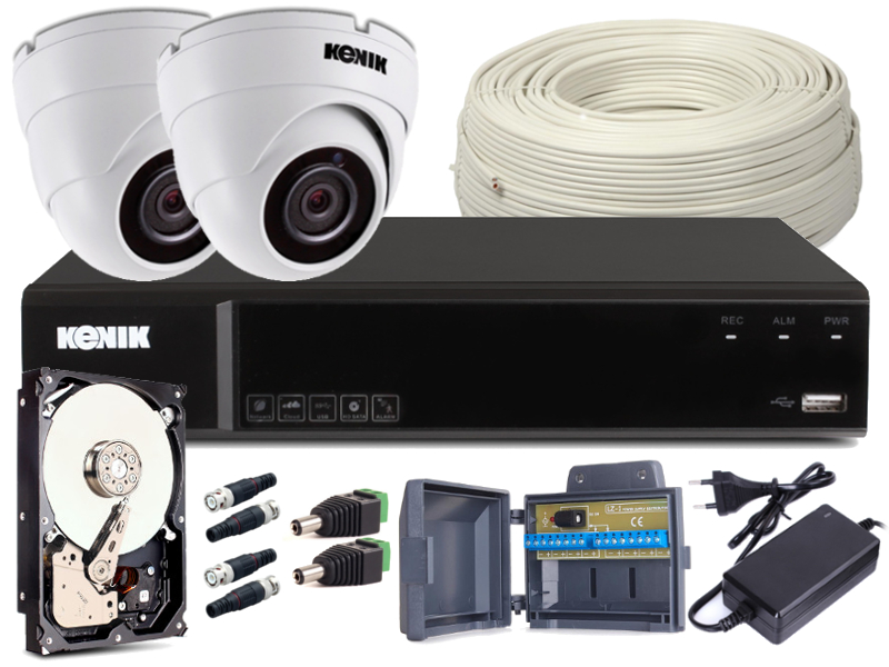 ZESTAW MONITORINGU AHD
720p 2 KAMERY