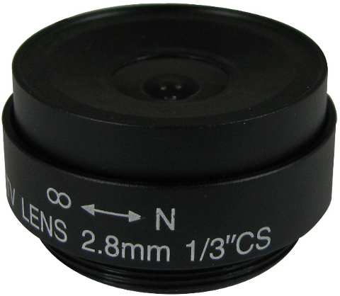 OBIEKTYW LENS CS-2.8 2.8 mm, F=1.4